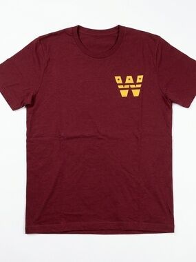Balliwick "W Stars" T-shirt - Maroon - Large